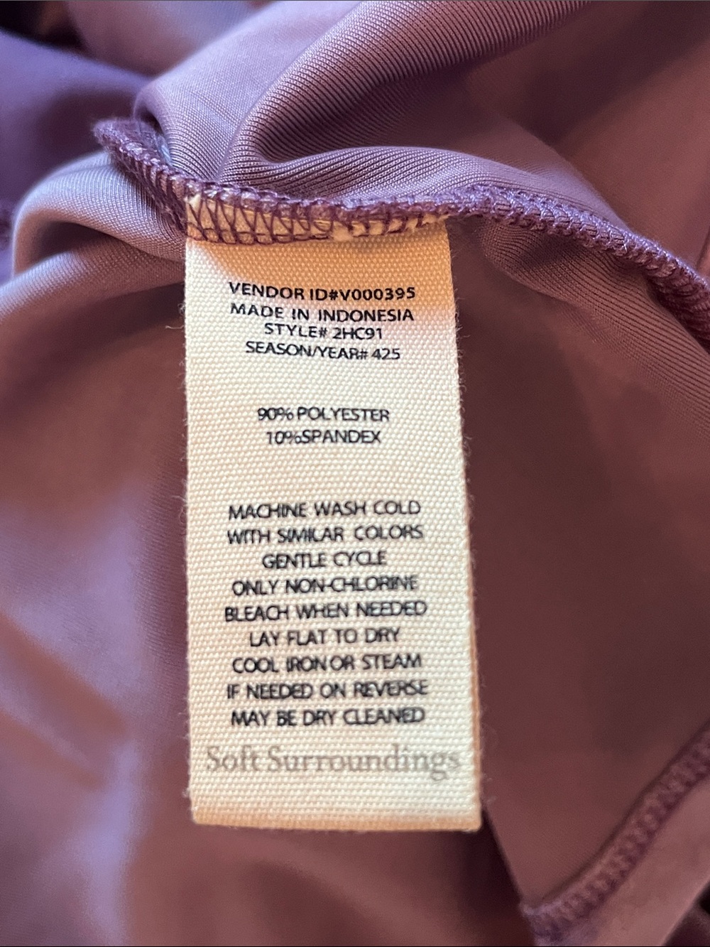 Soft Surroundings Velvet Tunic - Picture 8 of 9